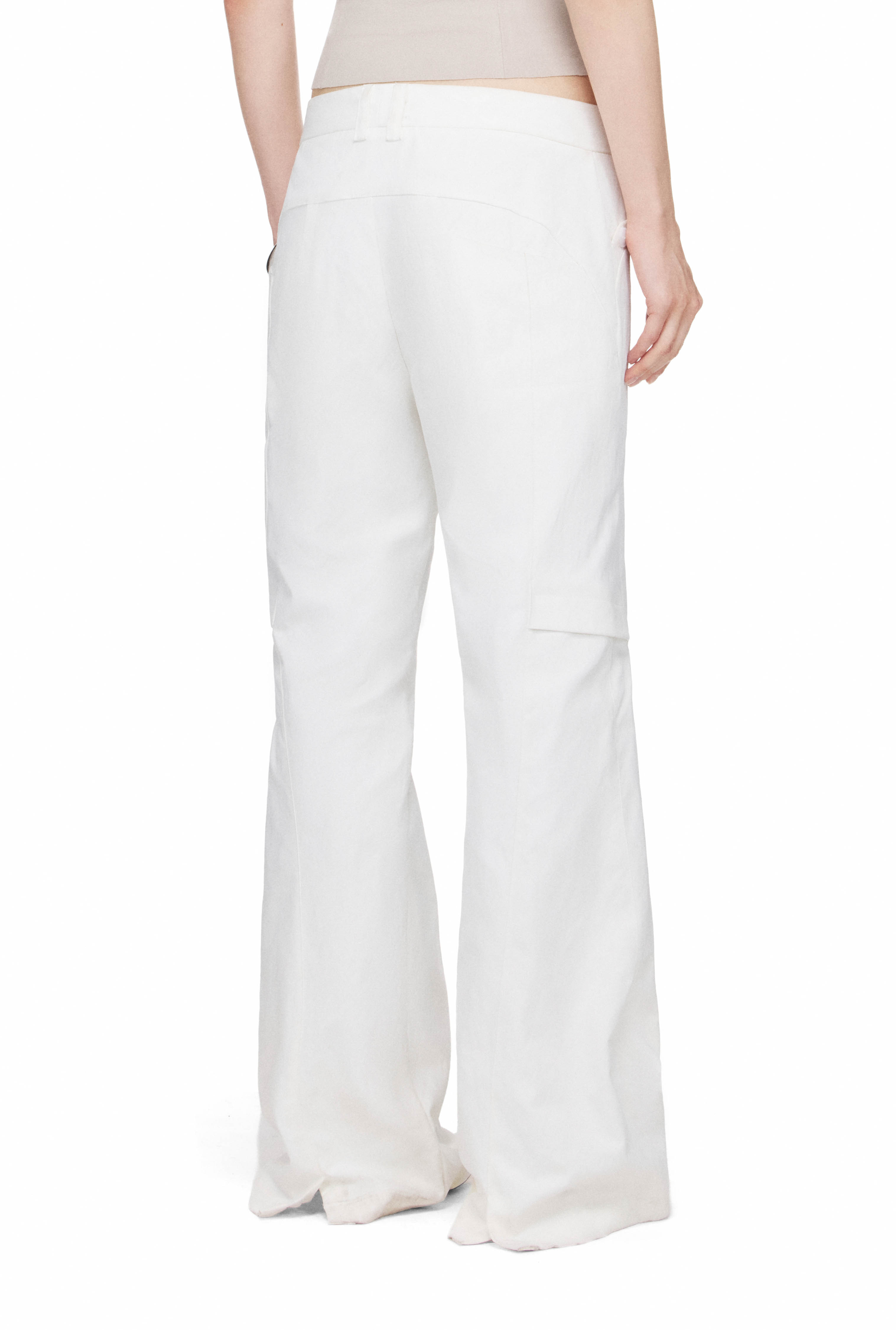 BEUTER® WMNS FLARED PANTS - WHITE