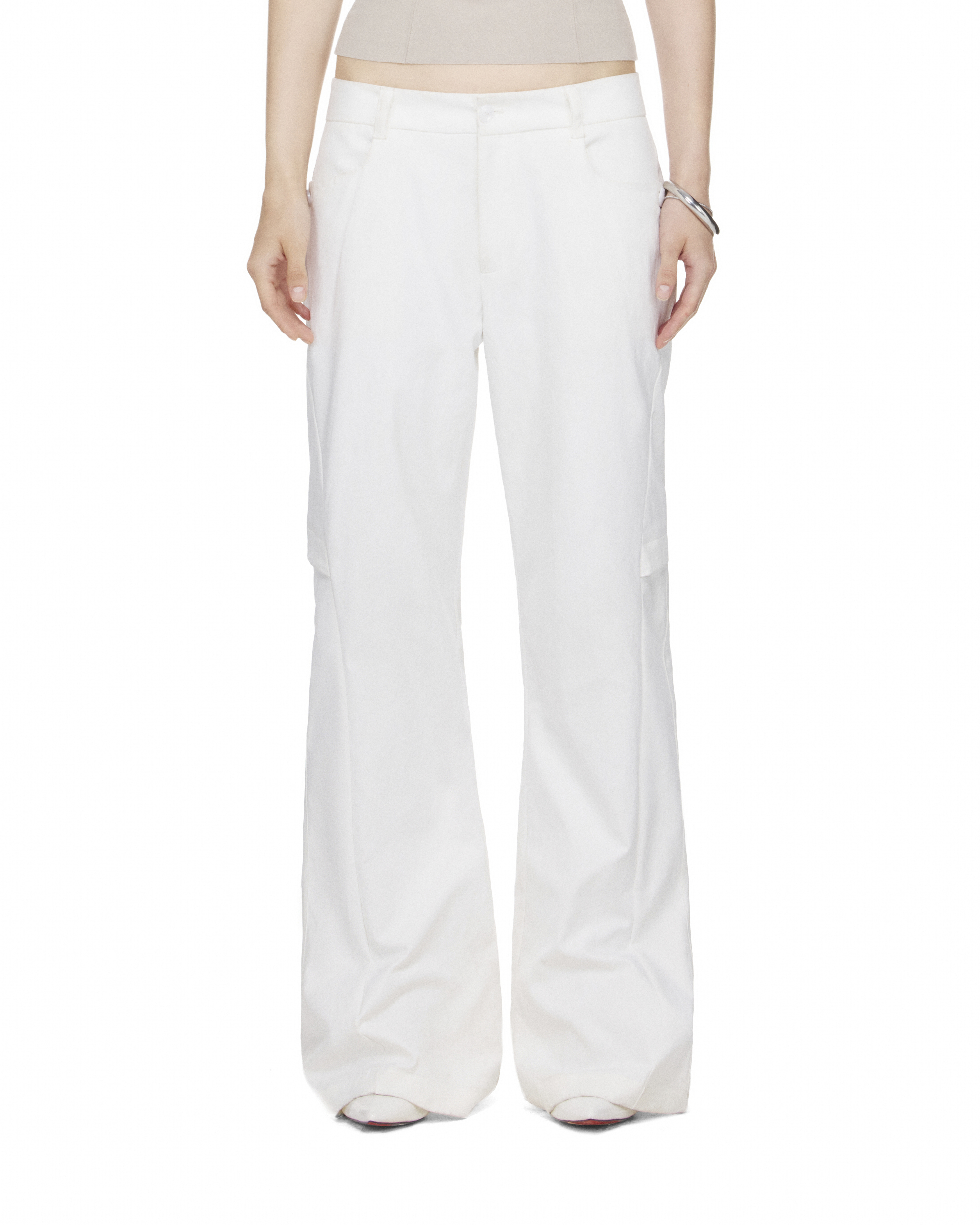 BEUTER® WMNS FLARED PANTS - WHITE