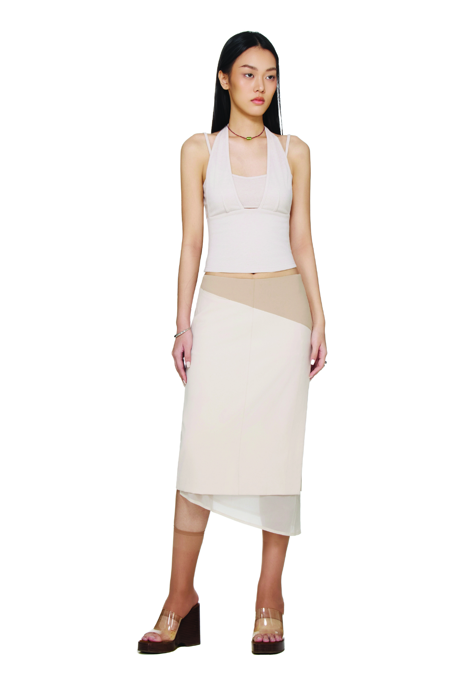 BEUTER® WMNS HALTER TOP - CREAM
