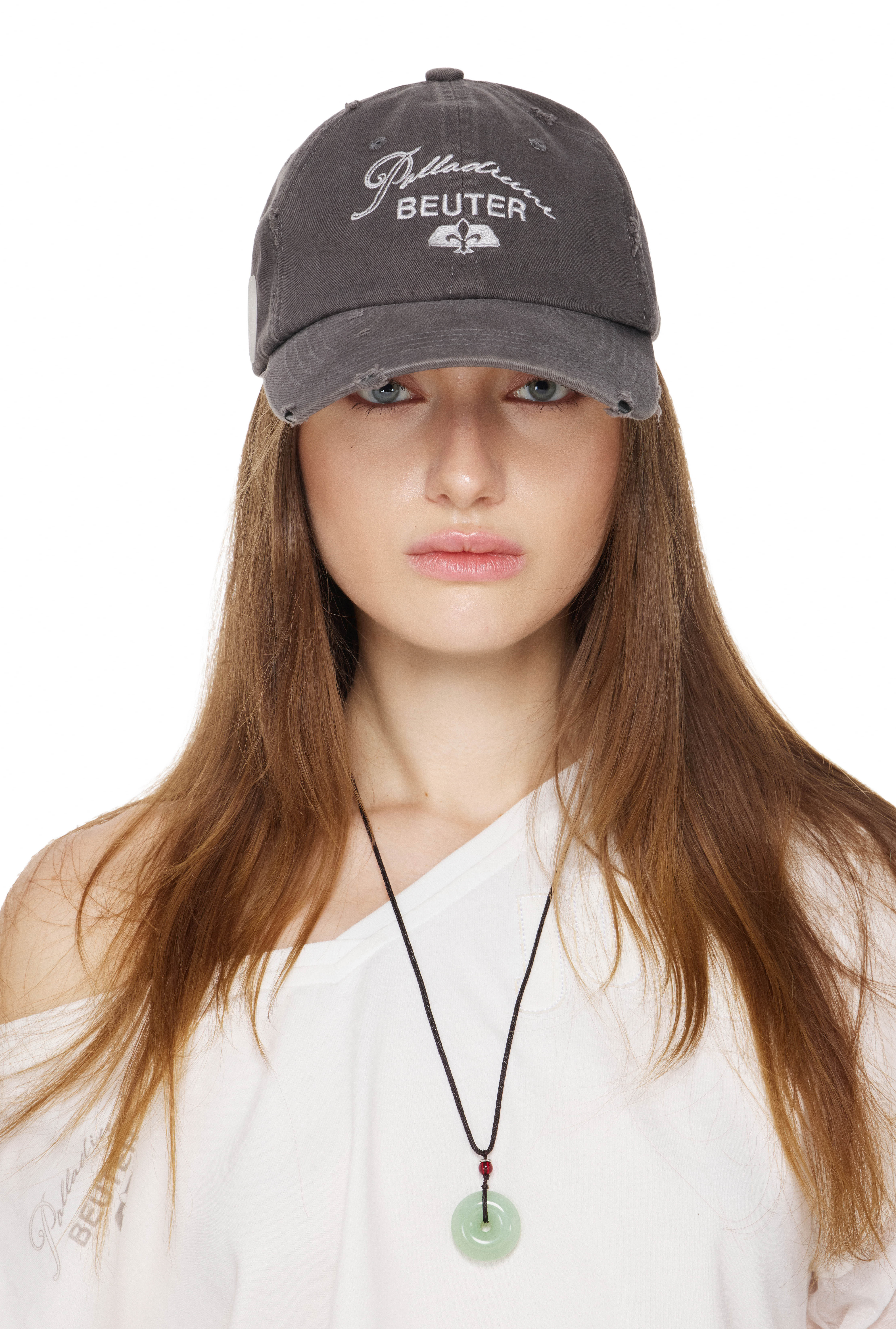 BEUTER® x PALLADIUM DISTRESS CAP - DARK GREY