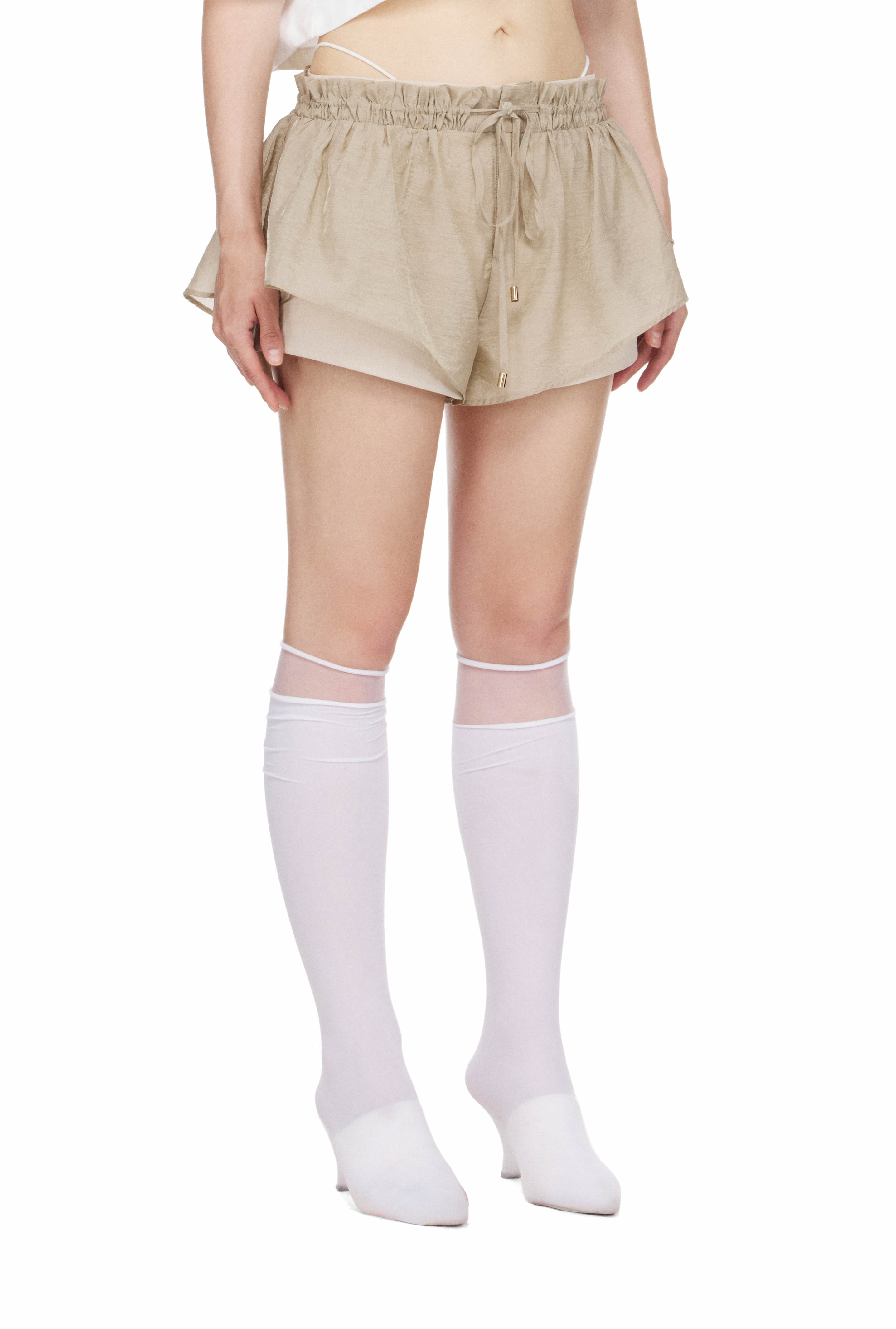 BEUTER® x PALLADIUM WMNS LAYERED SHORTS - BEIGE