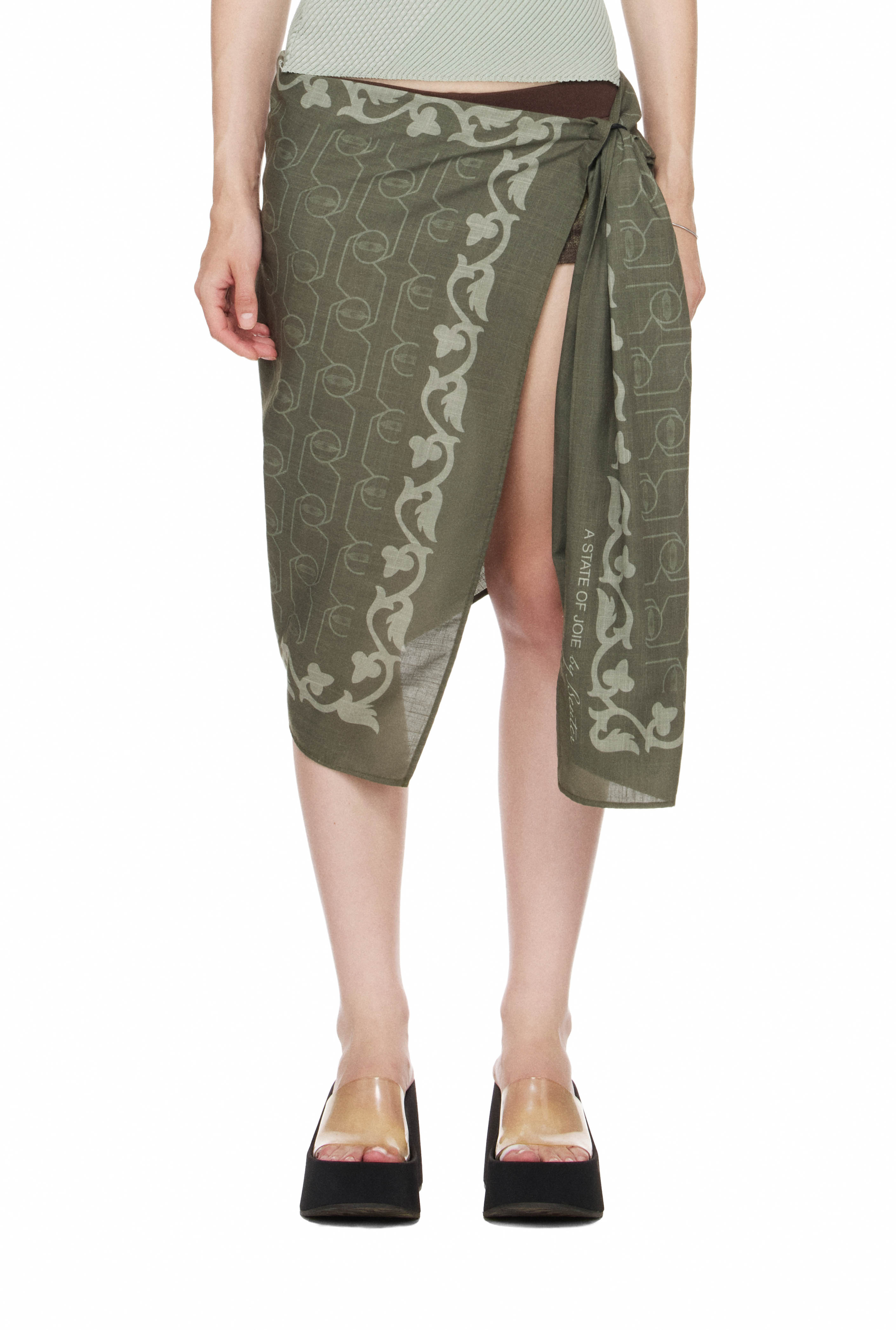 BEUTER® x PALLADIUM WRAP SCARF - DARK MOSS GREEN