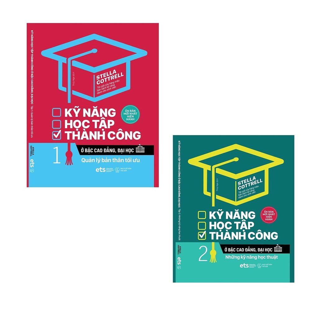 Combo 2 cuốn Kỹ Năng Học Tập Thành Công Ở Bậc Cao Đẳng, Đại Học