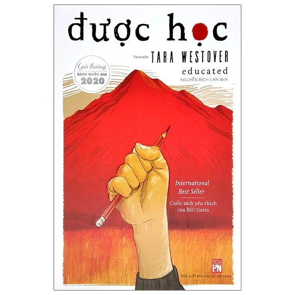 Được Học - Educated - NXB Phụ nữ (Giải thưởng sách hay quốc gia năm 2020)