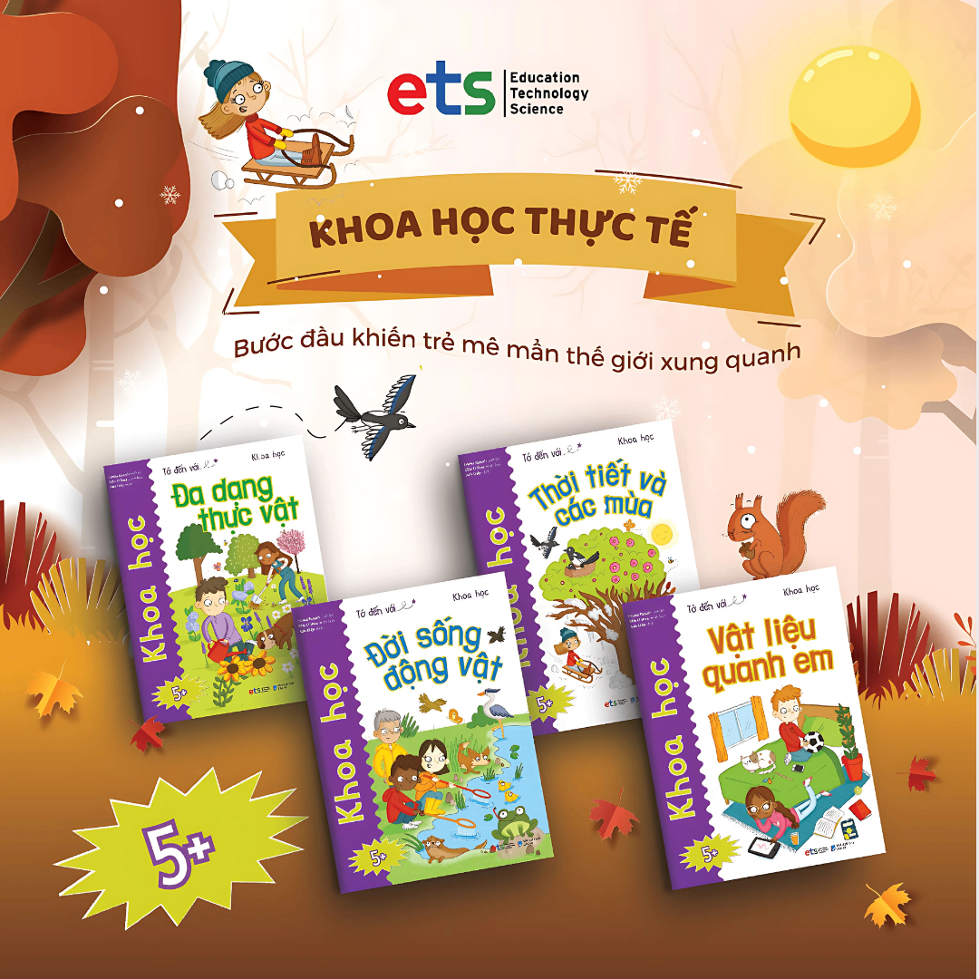 Combo Tớ Đến Với Khoa Học - Trợ Thủ Đắc Lực Giúp Con Bắt Đầu Tìm Tòi Khoa Học (Bộ 4 Cuốn)