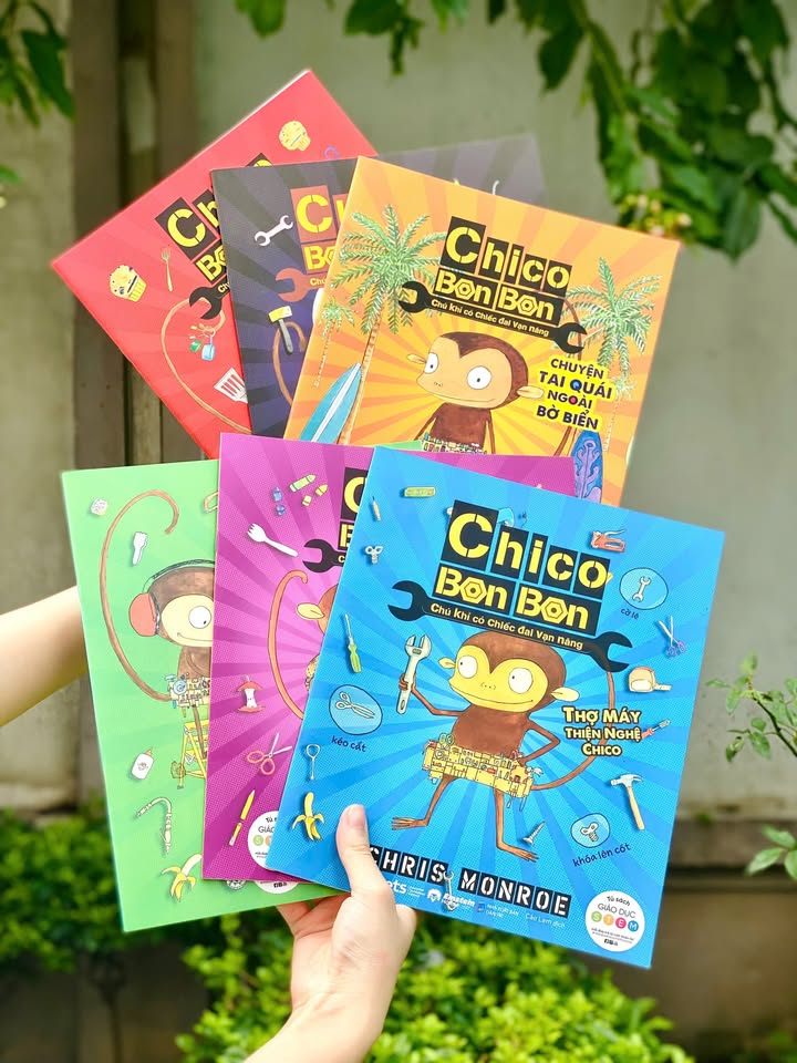 Bộ sách Chico Bon Bon – Chú Khỉ Có Chiếc Đai Vạn Năng (6 cuốn)