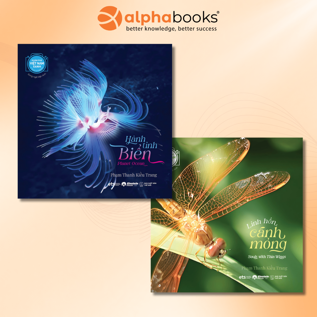 Bộ sách Khám Phá Việt Nam Xanh: Linh Hồn Cánh Mỏng & Hành Tinh Biển – Bộ Sách Ảnh Song Ngữ Đầy Cảm Xúc Về Thiên Nhiên Việt Nam (2c)