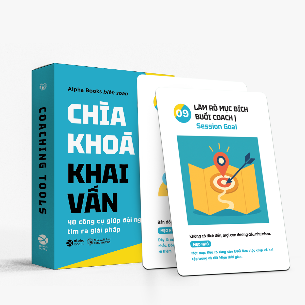 Flashcard Chìa khóa khai vấn – 48 tình huống coaching thực tế giúp đội ngũ tự tìm ra giải pháp