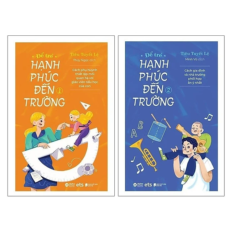 ĐỂ TRẺ HẠNH PHÚC ĐẾN TRƯỜNG – Bộ sách dành cho phụ huynh và giáo viên tiểu học hiện đại (Combo 2c)