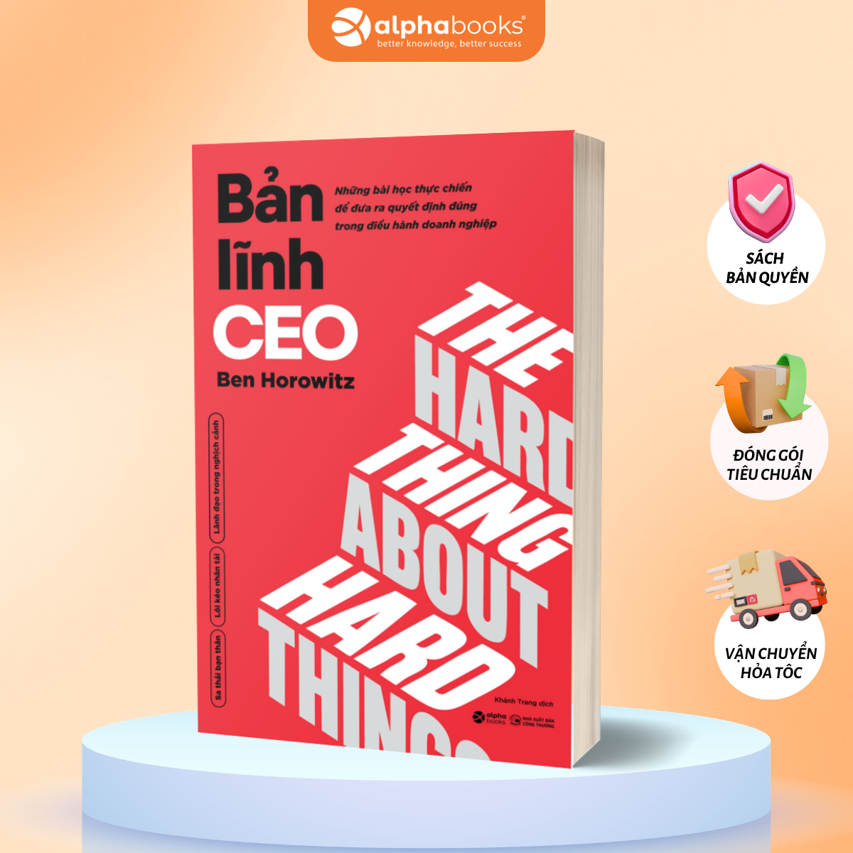 Bản Lĩnh CEO: Những Bài Học Thực Chiến Để Đưa Ra Quyết Định Đúng Trong Điều Hành Doanh Nghiệp - Ben Horowitz