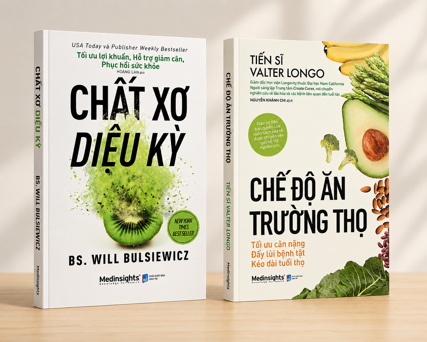 COMBO KHOA HỌC SỐNG KHỎE: Chất Xơ Diệu Kỳ + Chế Độ Ăn Trường Thọ