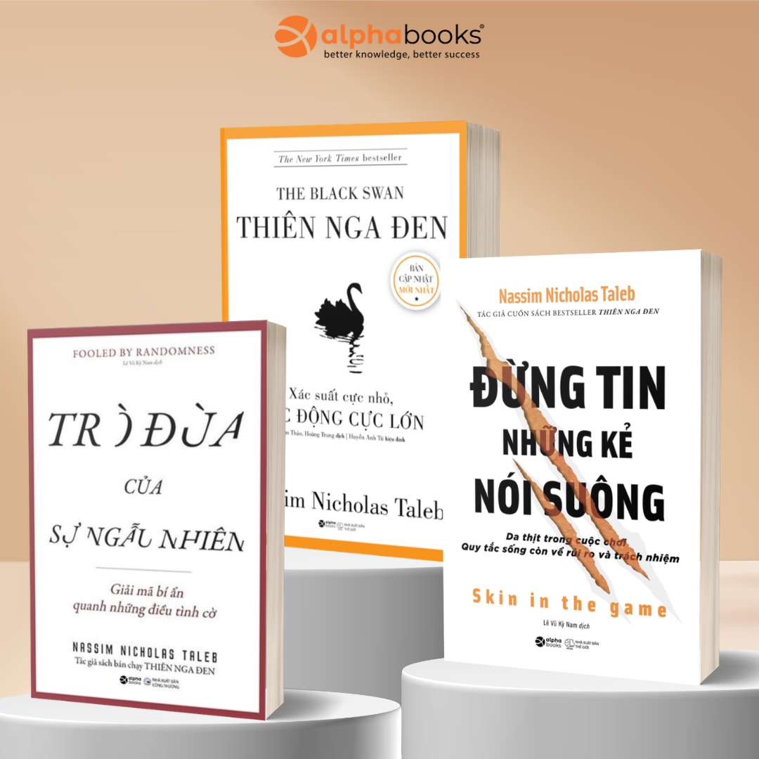 COMBO Sách - Trò Đùa Của Sự Ngẫu Nhiên + Thiên Nga Đen + Đừng Tin Những Kẻ Nói Suông