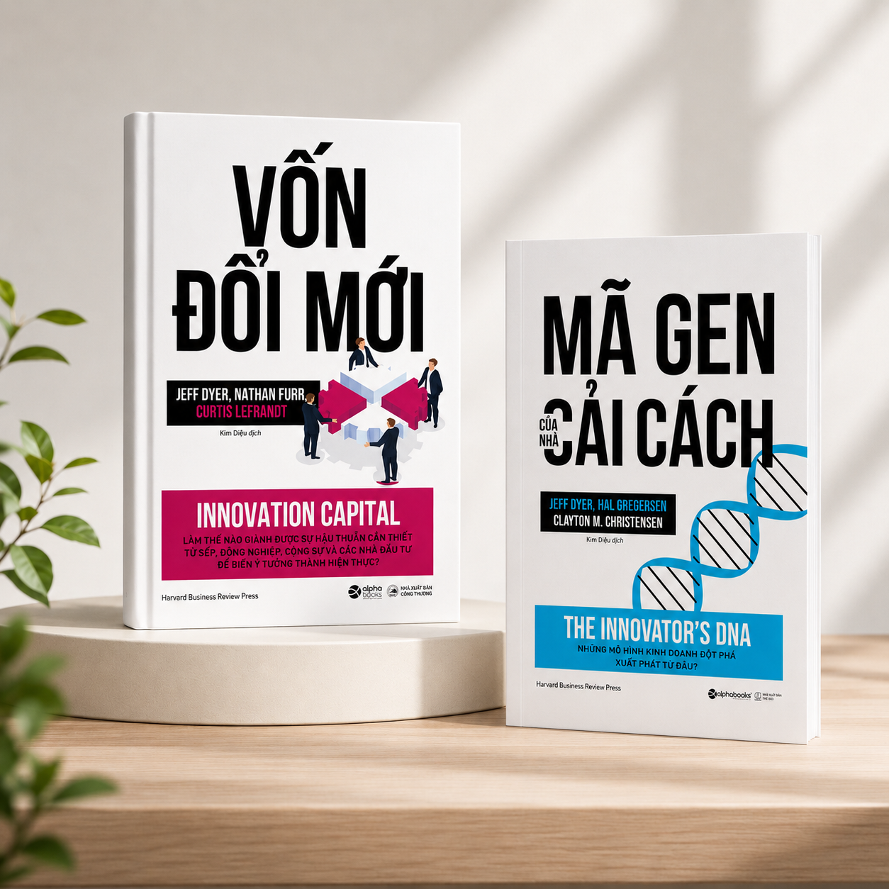 Combo 02 Cuốn Đổi Mới Sáng Tạo & Lãnh Đạo Kinh Doanh: Vốn Đổi Mới + Mã Gen Của Nhà Cải Cách