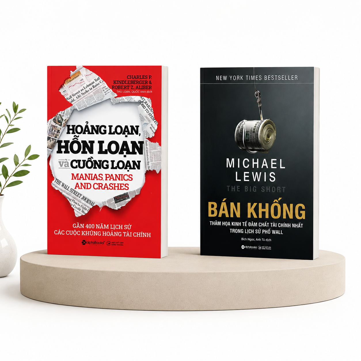 Combo 02 Cuốn Lịch Sử & Thảm Họa Tài Chính Toàn Cầu: Hoảng Loạn, Hỗn Loạn Và Cuồng Loạn + Bán Khống (The Big Short)
