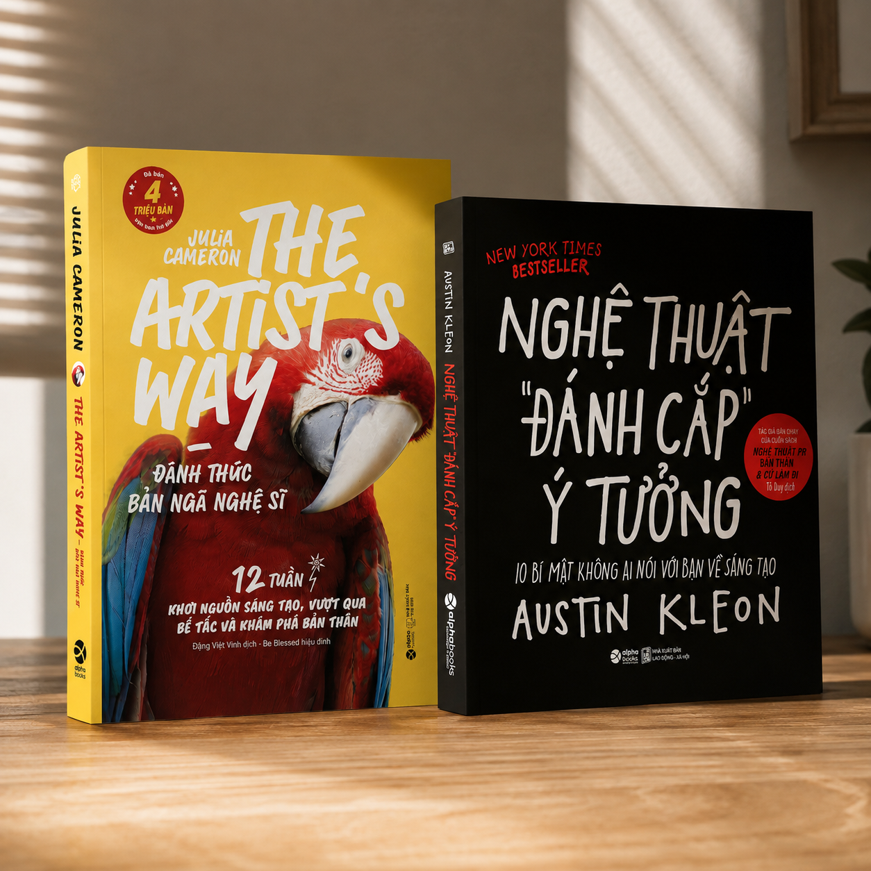Combo 02 Cuốn Phóng Thích Năng Lượng & Tư Duy Sáng Tạo: The Artist's Way: Đánh Thức Bản Ngã Nghệ Sĩ + Nghệ Thuật Đánh Cắp Ý Tưởng