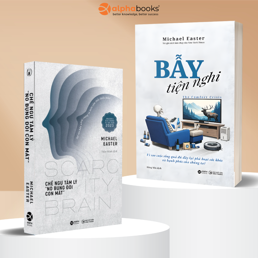 Combo Bẫy Tiện Nghi + Chế Ngự Tâm Lý No Bụng Đói Con Mắt - Michael Easter