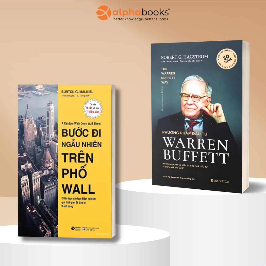 Combo: Bước Đi Ngẫu Nhiên Trên Phố Wall + Phương Pháp Đầu Tư Warren Buffett: Những Nguyên Lý Của Nhà Đầu Tư Vĩ Đại Nhất