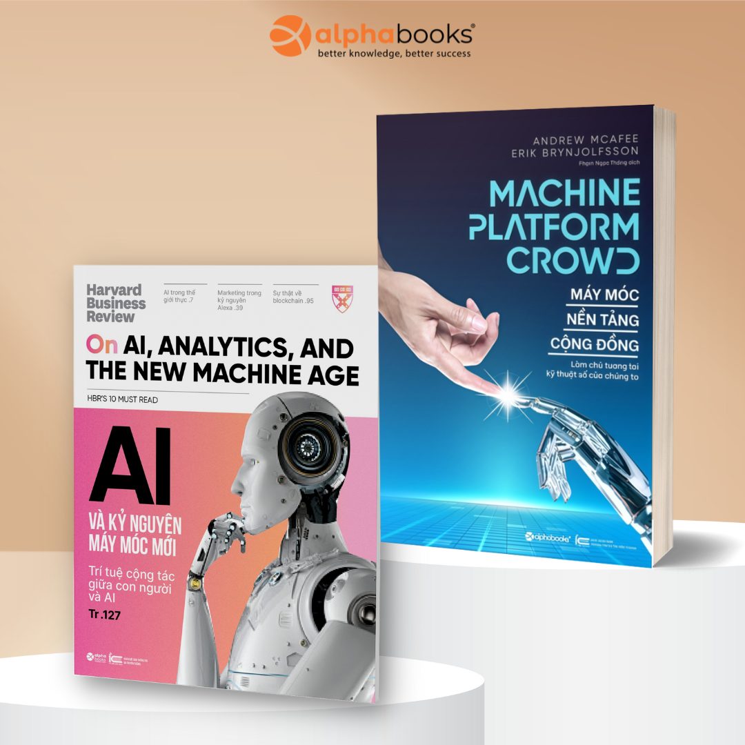 Combo Chiến Lược AI: Máy Móc, Nền Tảng, Cộng Đồng + HBR On AI Và Kỷ Nguyên Máy Móc Mới