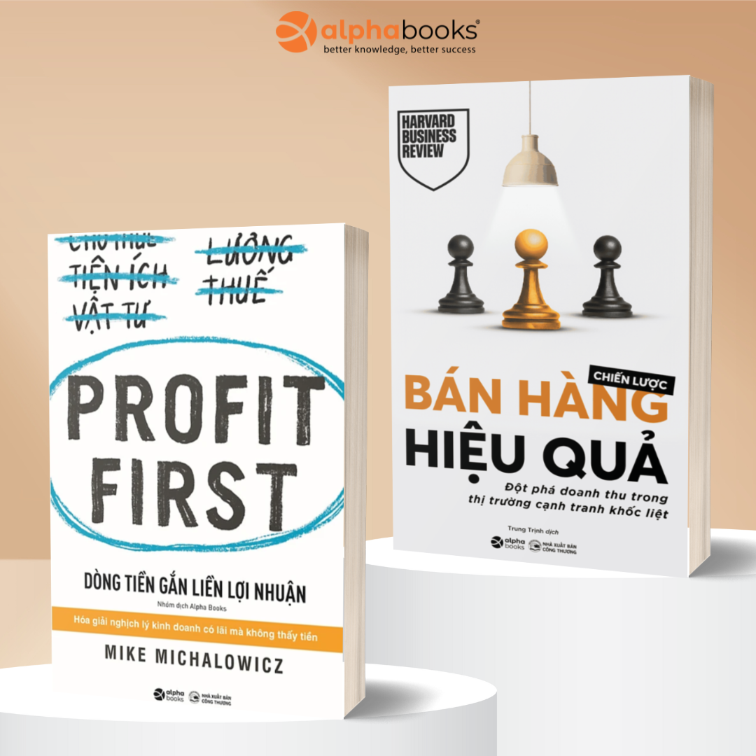 Combo Đột Phá Dòng Tiền & Doanh Thu: Profit First + Chiến Lược Bán Hàng Hiệu Quả HBR
