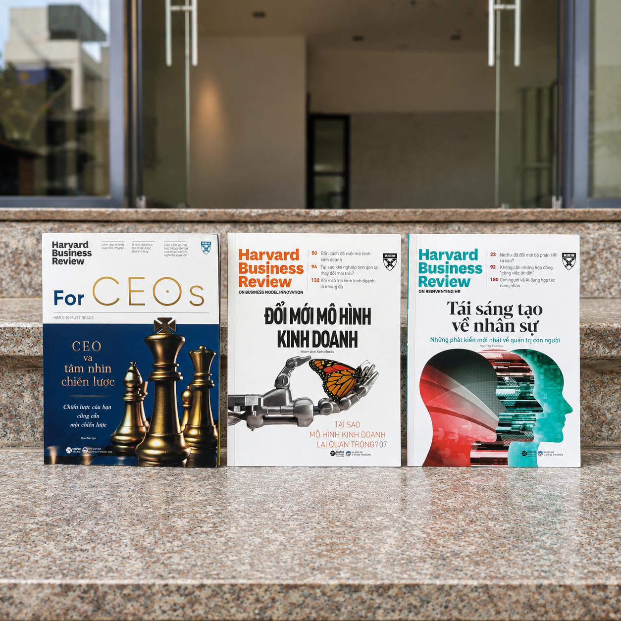 Combo HBR Chiến Lược: Đổi Mới Mô Hình Kinh Doanh + Tái Sáng Tạo Về Nhân Sự + CEO Và Tầm Nhìn Chiến Lược (Combo 3c)