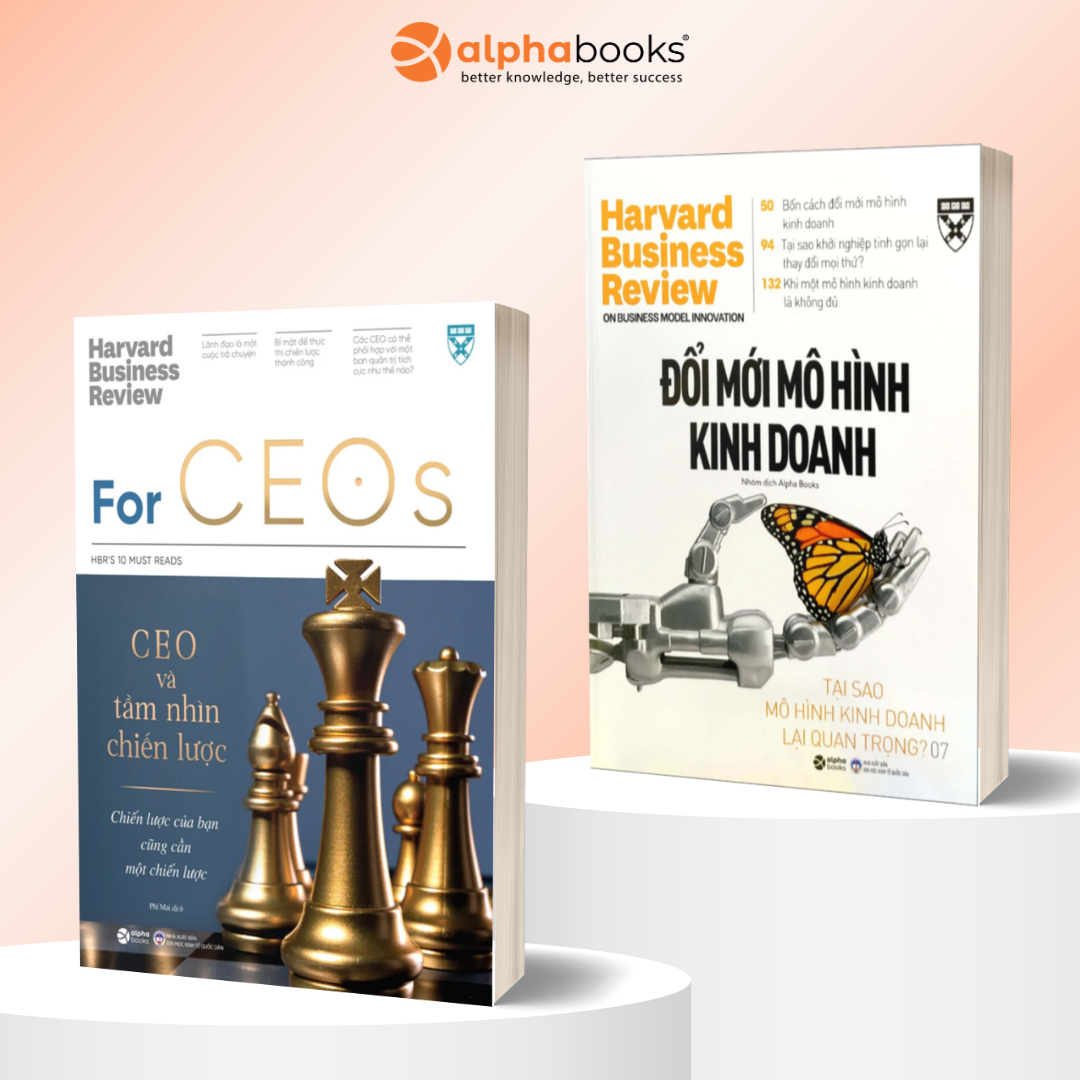 Combo HBR Lãnh Đạo Vĩ Mô: CEO Và Tầm Nhìn Chiến Lược + Đổi Mới Mô Hình Kinh Doanh