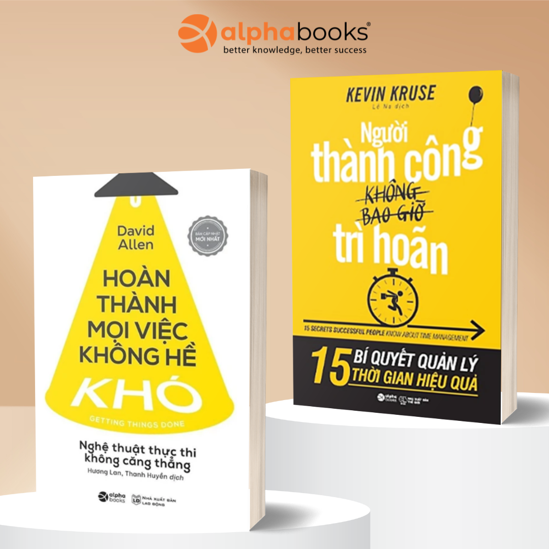 Combo Hoàn Thành Mọi Việc Không Hề Khó + Người Thành Công Không Bao Giờ Trì Hoãn