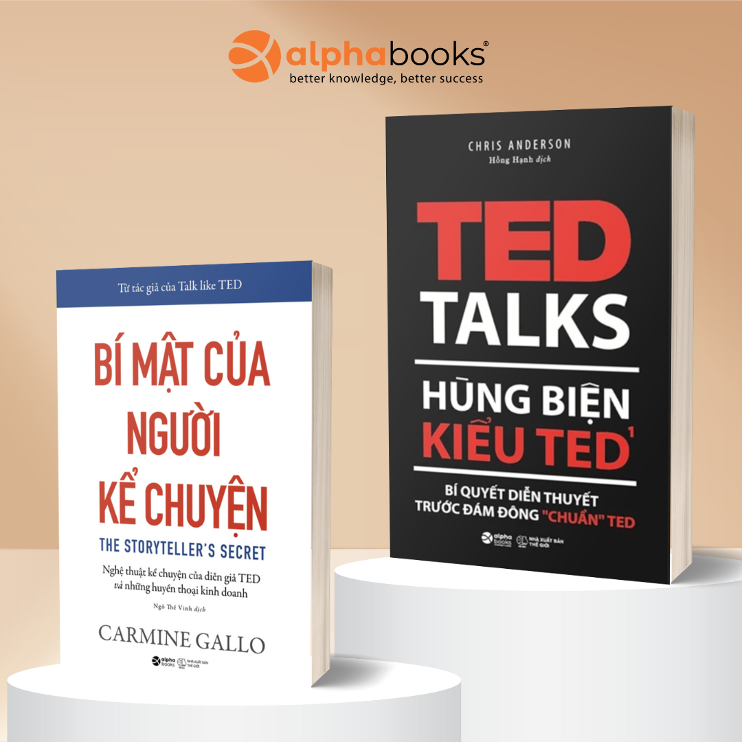 Combo Nghệ Thuật Kể Chuyện & Hùng Biện Đỉnh Cao: Bí Mật Của Người Kể Chuyện + Hùng Biện Kiểu Ted 1