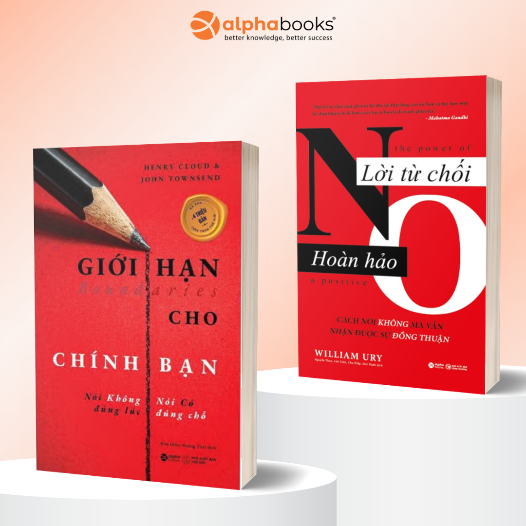 Combo Nghệ Thuật Thiết Lập Ranh Giới: Giới Hạn Cho Chính Bạn + Lời Từ Chối Hoàn Hảo