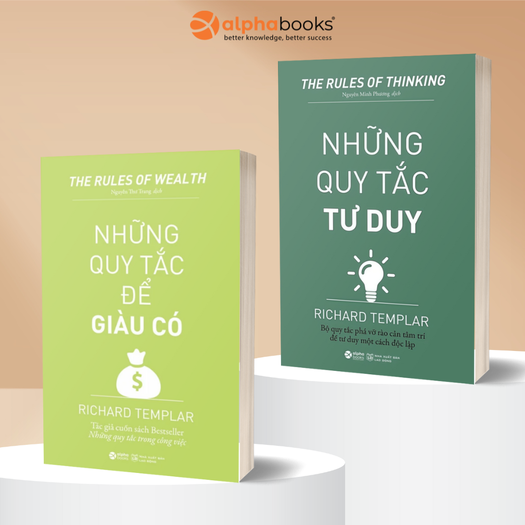 Combo Những Quy Tắc Để Giàu Có + Những Quy Tắc Tư Duy - Richard Templar