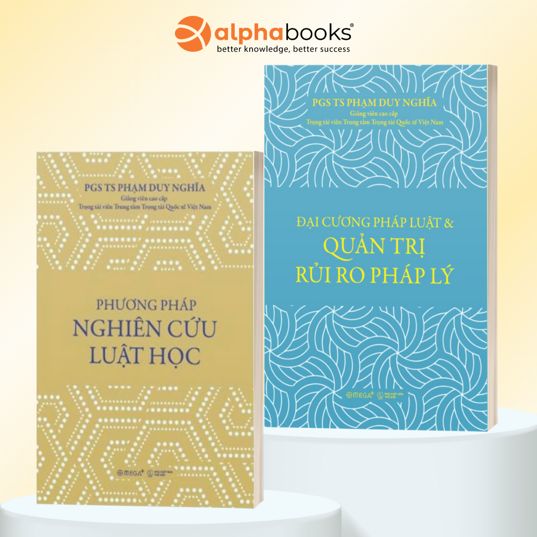 Combo Sách: Phương Pháp Nghiên Cứu Luật Học + Đại Cương Pháp Luật & Quản Trị Rủi Ro Pháp Lý - PGS. TS. Phạm Duy Nghĩa