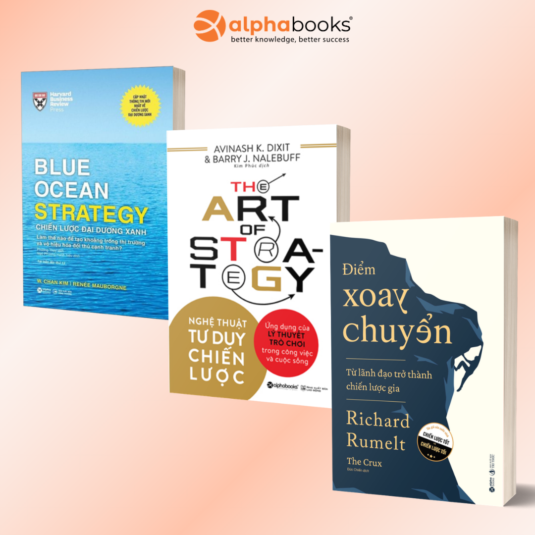 Combo Sách Tư Duy Chiến Lược : Chiến Lược Đại Dương Xanh + Điểm Xoay Chuyển + Nghệ Thuật Tư Duy Chiến Lược - Ứng Dụng Của Lý Thuyết Trò Chơi Trong Công Việc Và Cuộc Sống