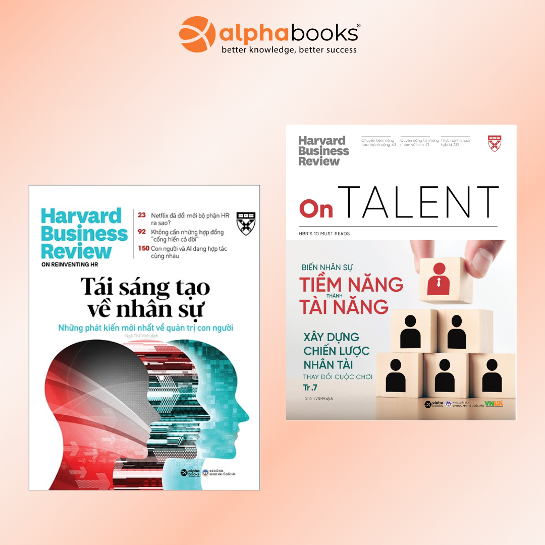 Combo: Tái Sáng Tạo Về Nhân Sự + Biến Nhân Sự Tiềm Năng Thành Tài Năng