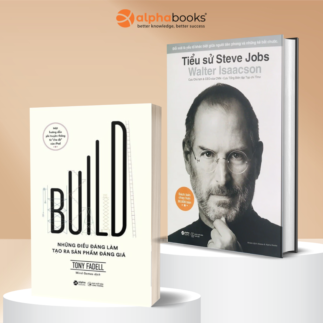 Combo Tiểu Sử Steve Jobs + Build – Những Điều Đáng Làm Tạo Ra Sản Phẩm Đáng Giá