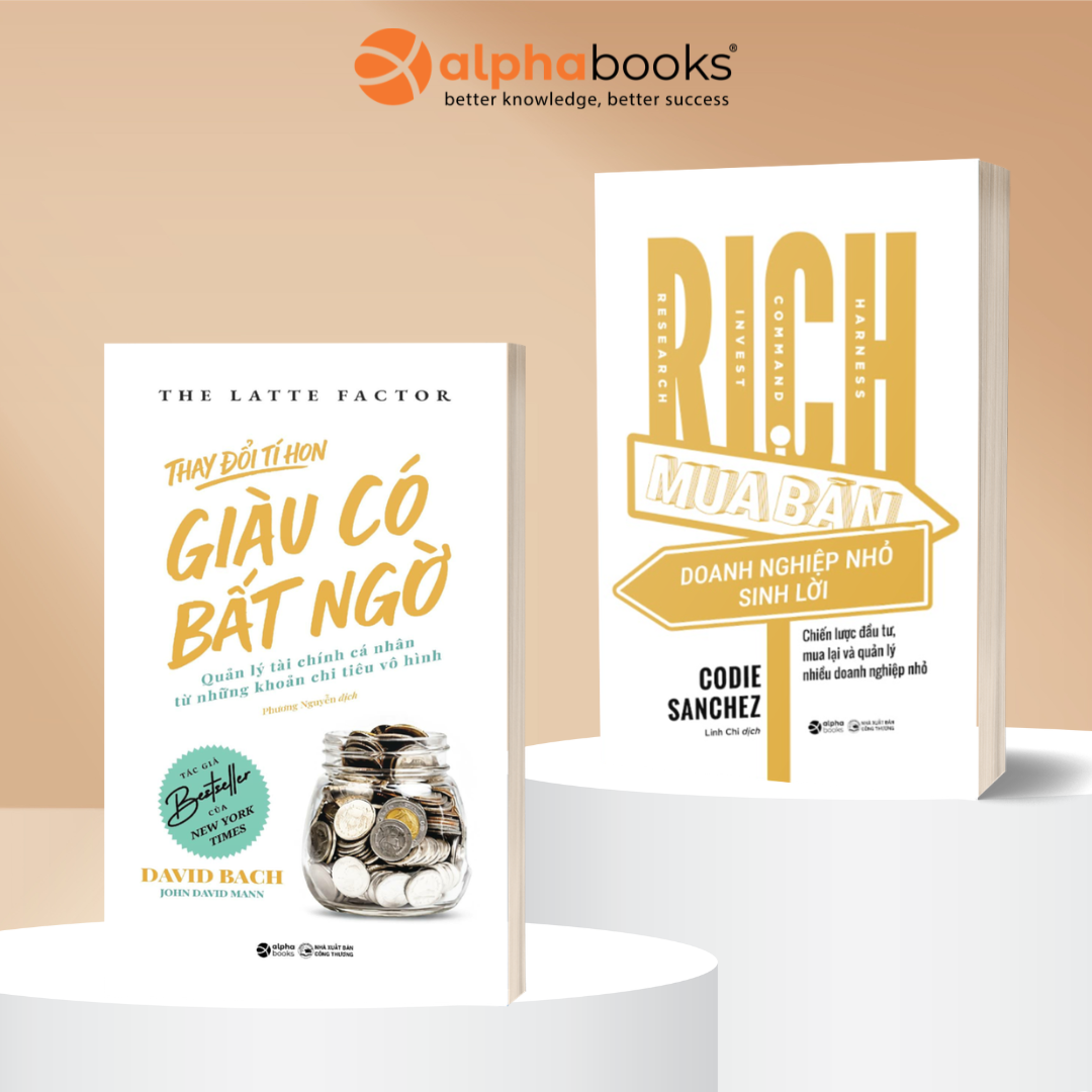 Combo Tư Duy Kiếm Tiền – Thay Đổi Tí Hon + R.I.C.H Mua Bán Doanh Nghiệp