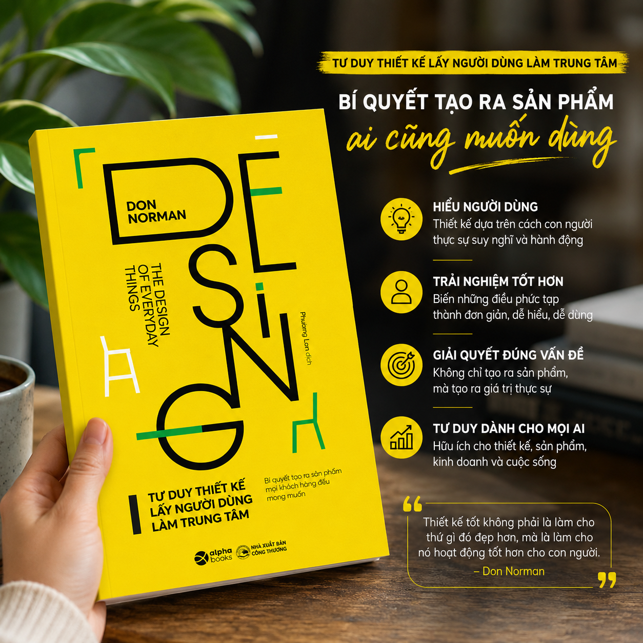 Design: Tư Duy Thiết Kế Lấy Người Dùng Làm Trung Tâm