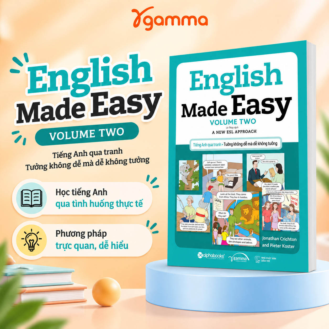 English Made Easy Volume Two - Tiếng Anh Qua Tranh - Tưởng Không Dễ Mà Dễ Không Tưởng