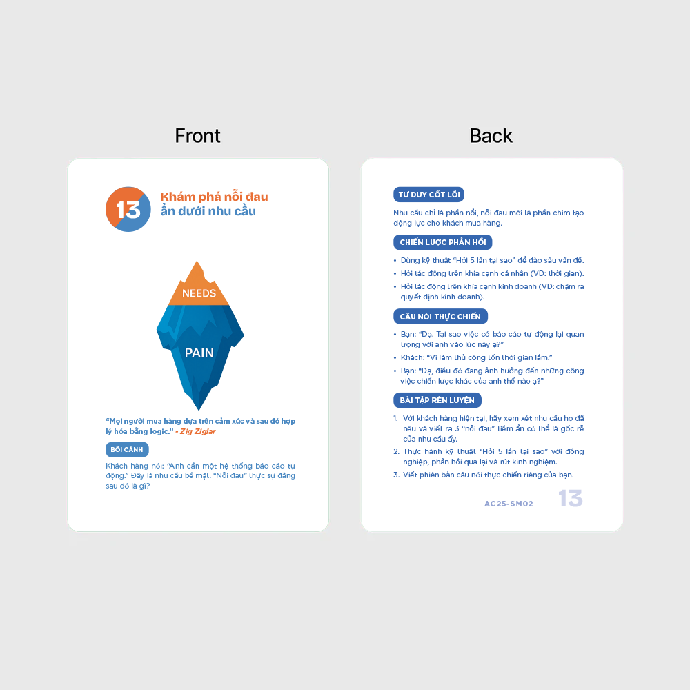 Flashcard Kỹ Năng Bán Hàng – 52 Tình Huống Thực Chiến Để Trở Thành “Sát Thủ Doanh Số”