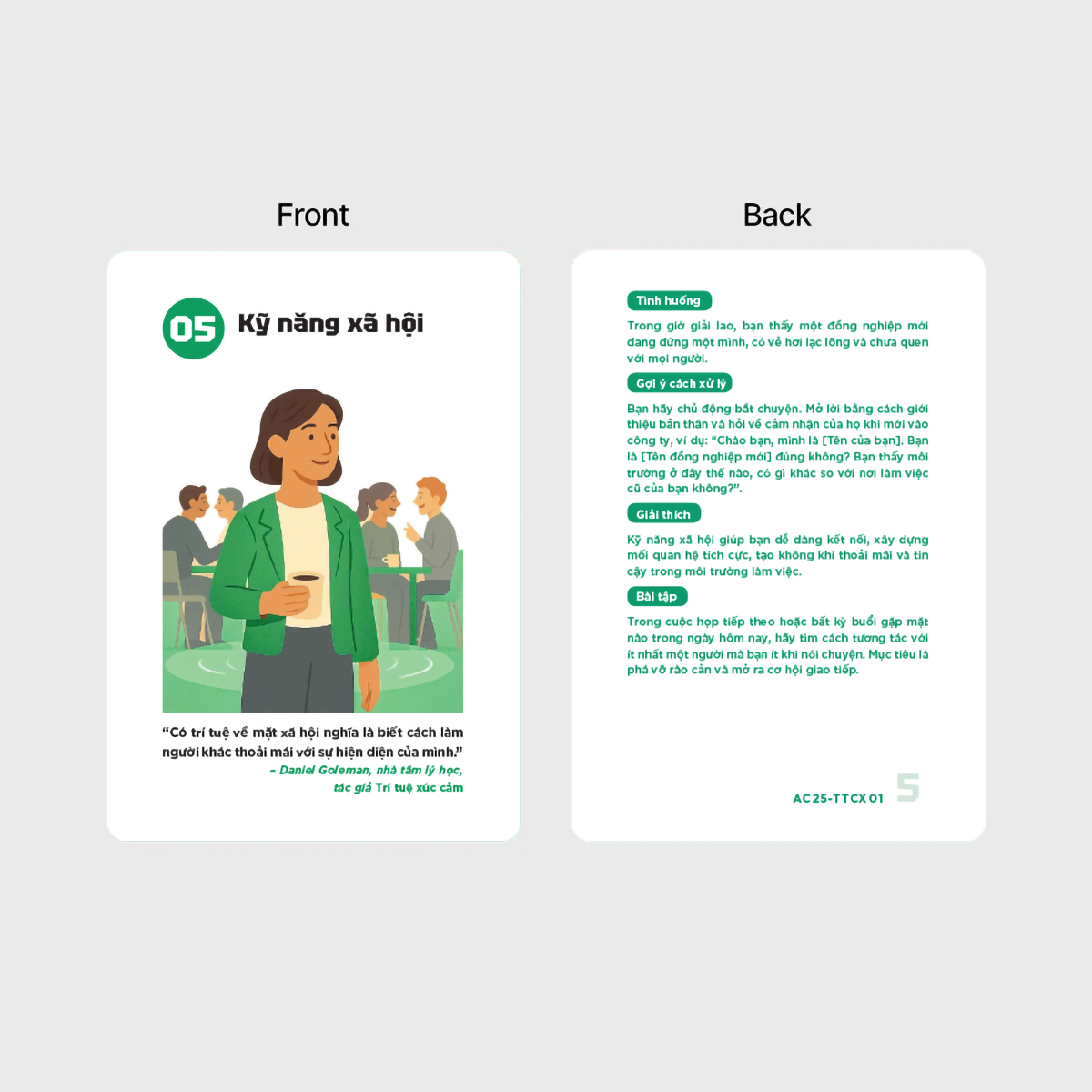 Flashcard Những câu chuyện teamwork hay 