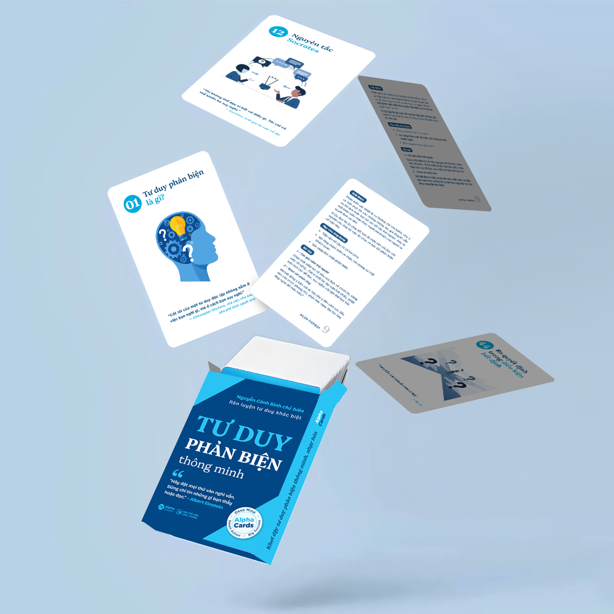 Flashcard Tư Duy Phản Biện - Rèn luyện tư duy khác biệt & logic