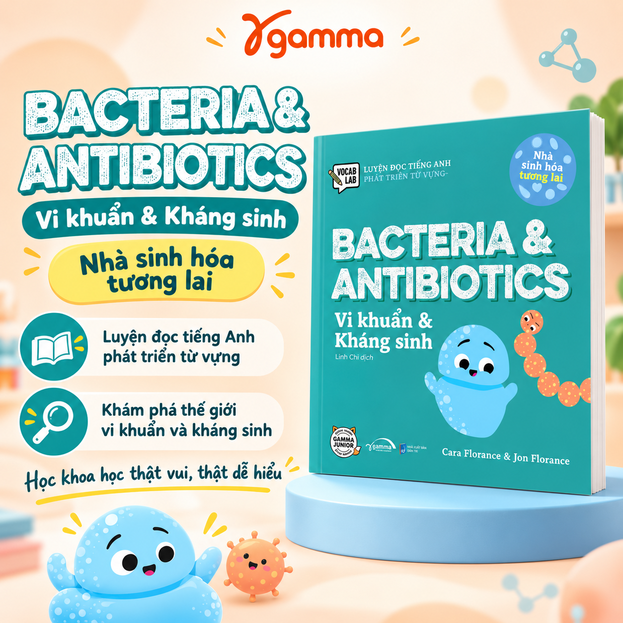 Vocab Lab Bacteria & Antibiotics - Vi Khuẩn & Kháng Sinh - Nhà Sinh Hóa Tương Lai