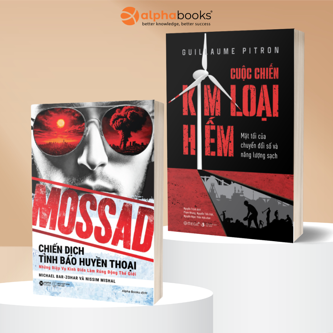 Combo sách Mossad + Cuộc Chiến Kim Loại Hiếm