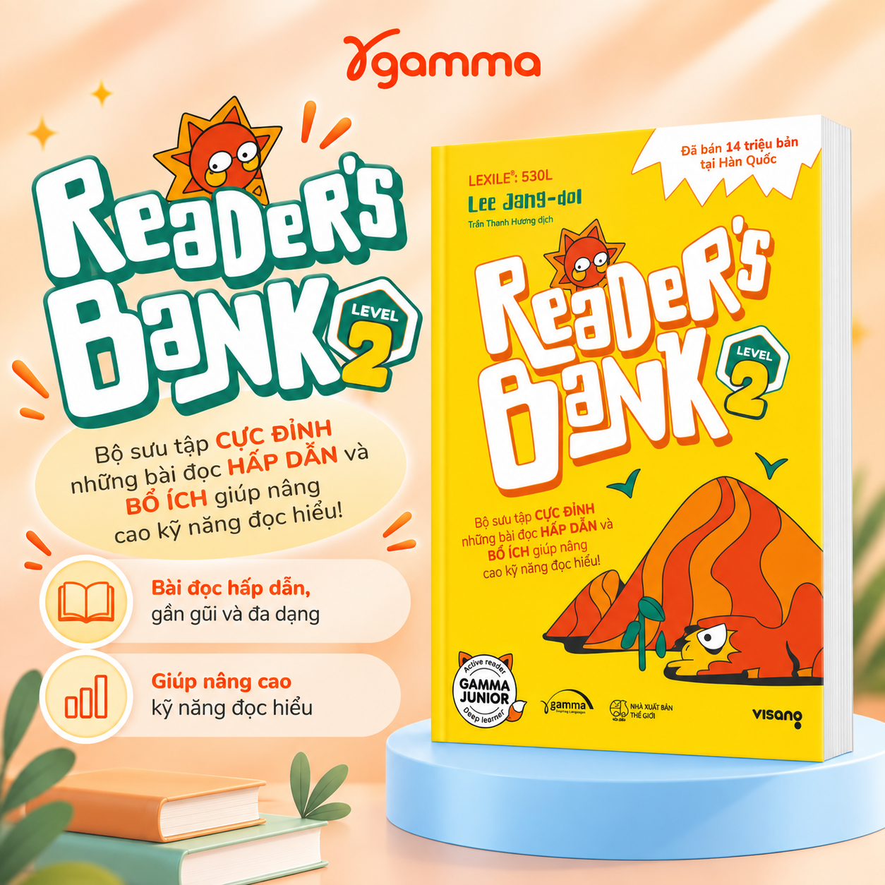 Reader's Bank Level 2 - Bộ Sưu Tập Cực Đỉnh Những Bài Đọc Hấp Dẫn Và Bổ Ích