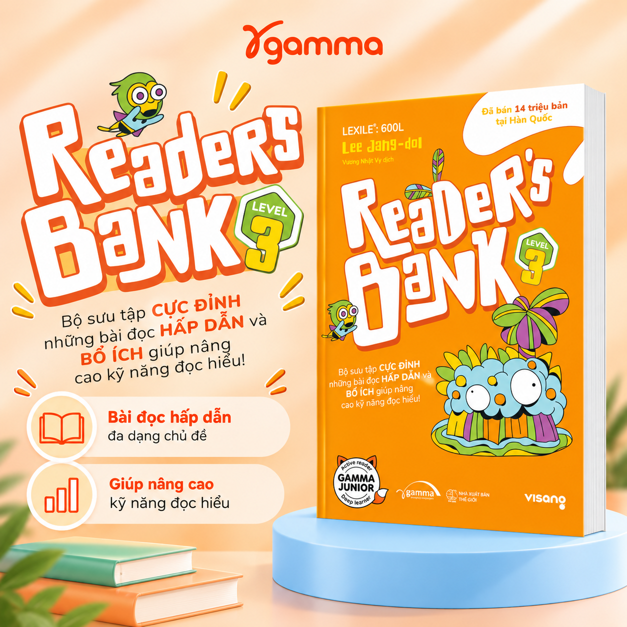 Reader's Bank Level 3 - Bộ Sưu Tập Cực Đỉnh Những Bài Đọc Hấp Dẫn Và Bổ Ích