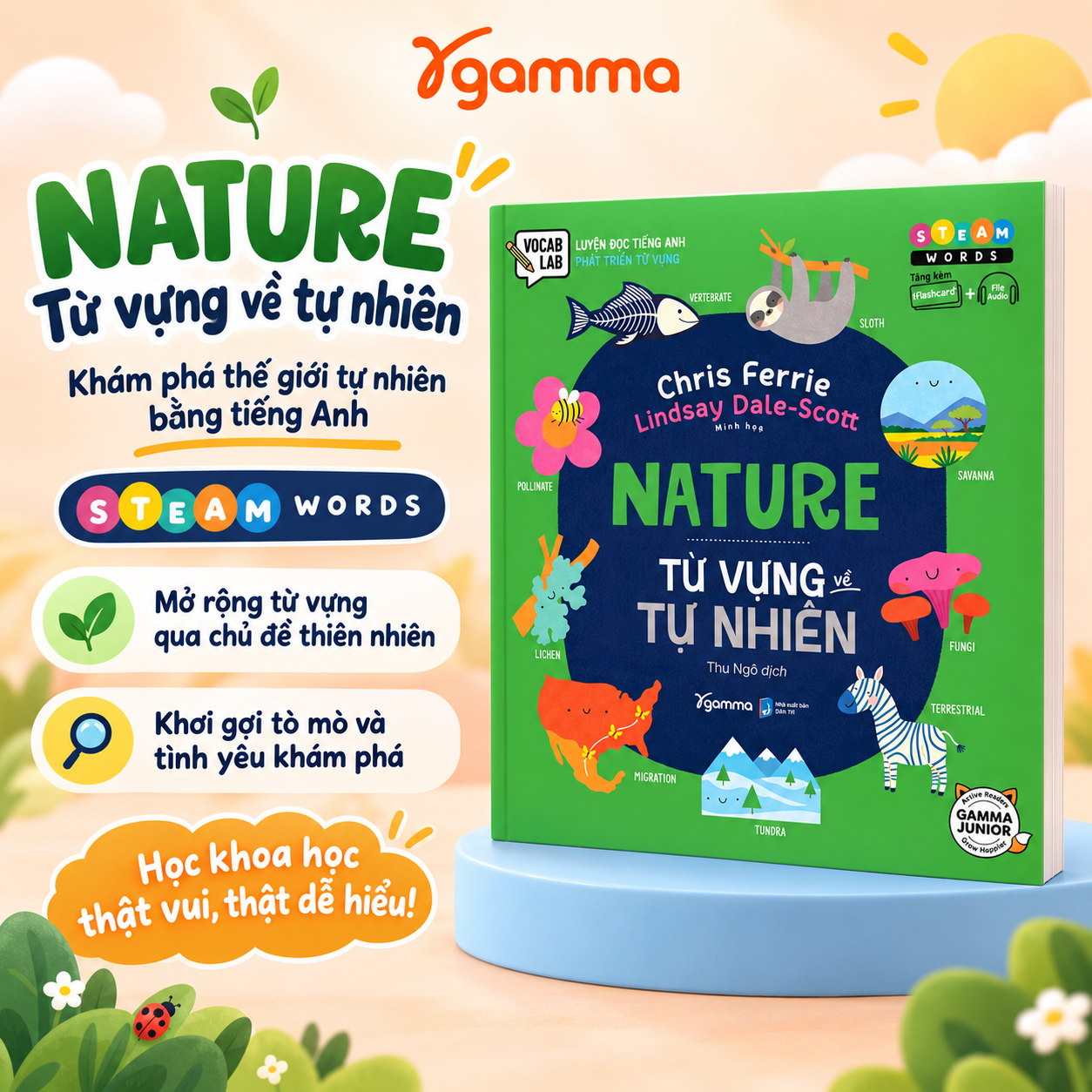 Steam Words: Nature - Từ Vựng Về Tự Nhiên : Luyện Đọc Tiếng Anh và phát triển từ vựng tiếng Anh cho trẻ