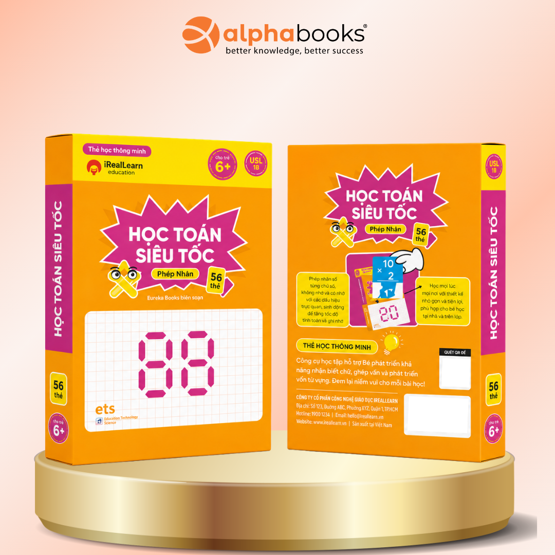 Flashcard Học Toán Siêu Tốc - Phép Nhân