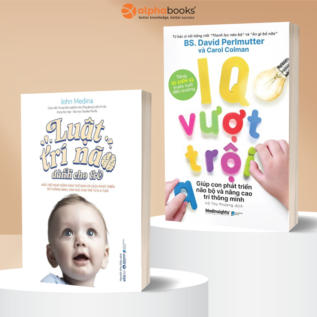Combo Trí Tuệ Toàn Diện: Luật Trí Não Dành Cho Trẻ + IQ Vượt Trội