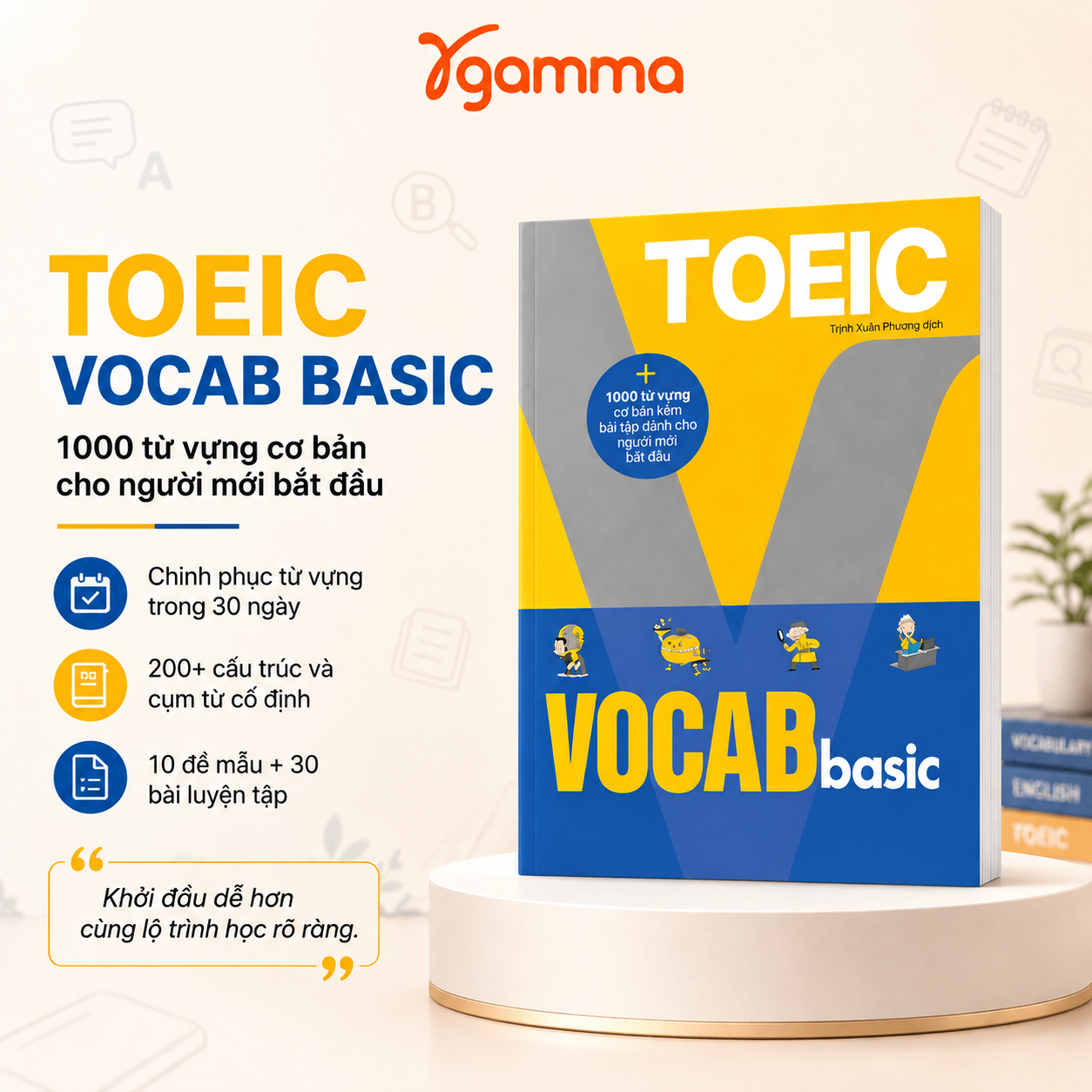 Toeic Vocab Basic - 1000 Từ Vựng Cơ Bản Kèm Bài Tập Dành Cho Người Mới Bắt Đầu