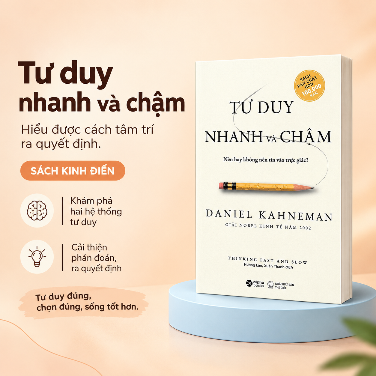 Tư duy nhanh và chậm (khổ nhỏ)