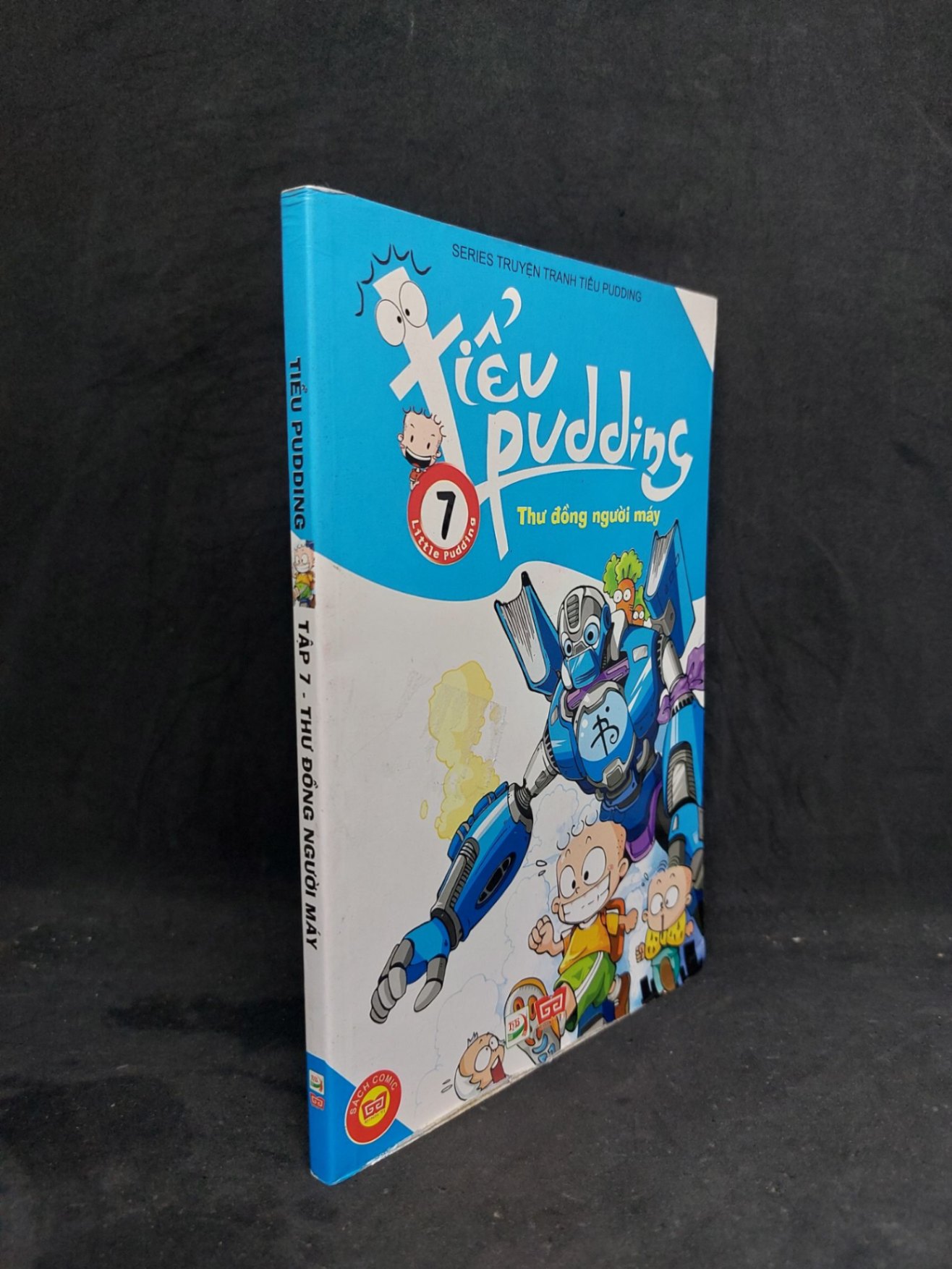 Tiểu Pudding tập 7 thư đồng người máy mới 90% sách in màu, 2012 HCM2107