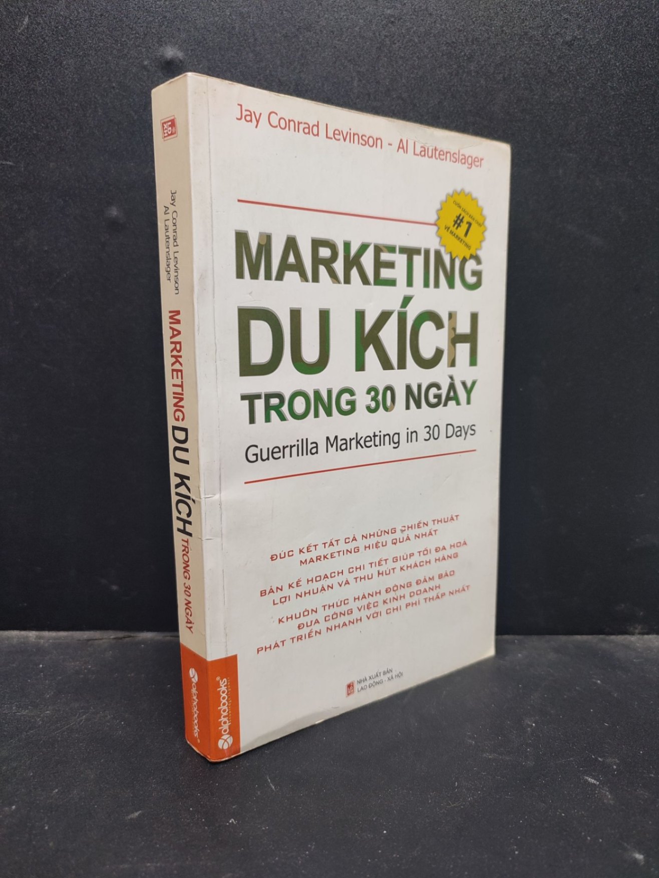 Marketing du kích trong 30 ngày Jay Conrad Levinson AI Lautenslager 2014 mới 70% rách bìa ố HCM1105 Marketing